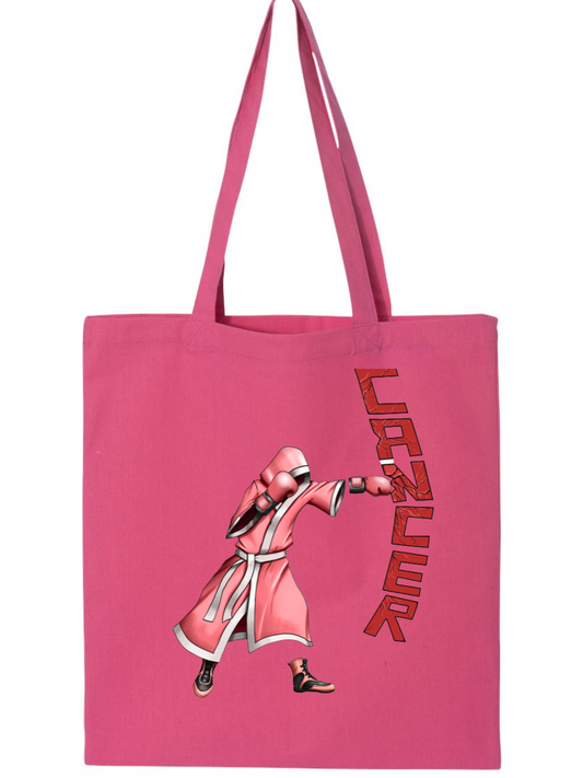 "KNOCKOUT CANCER" TOTES